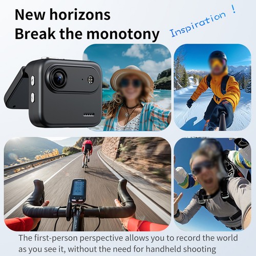 Action kamera flip display - flip,