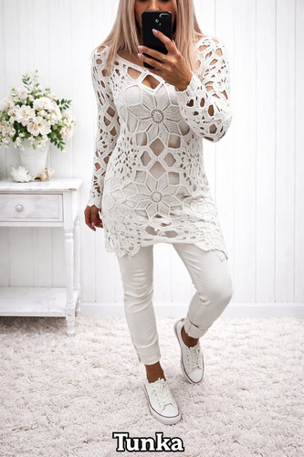 Ibiza long pullover - 36, 40