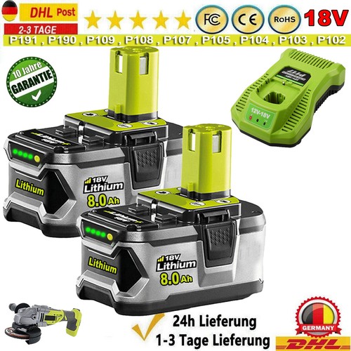 Für ryobi akku 8ah 12ah - akku, 18v