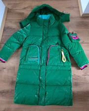 Stepp Mantel/ Wintermantel , Gr.M, Grün, Glanz Lack