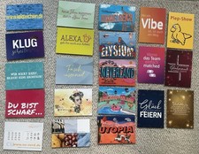 21 Werbepostkarten,Werbekarten; Gratiskarten: edgar - freecards, DM u.a.