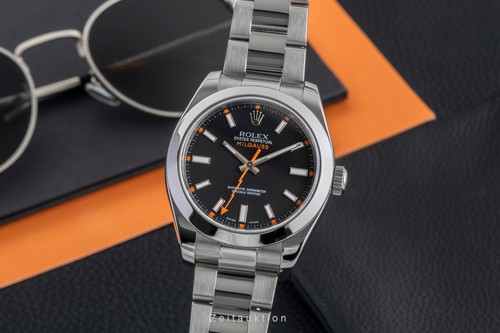 Rolex milgauss black dial - rolex,