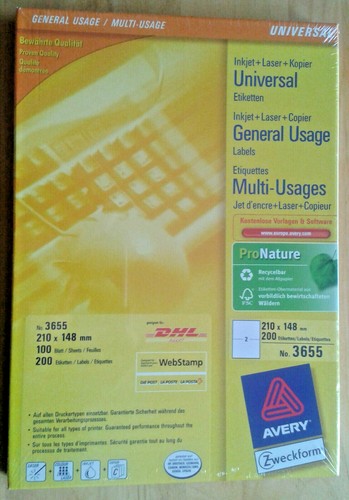 Original avery 100 blatt - 100,