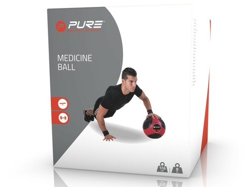 Pure2improve medizinball 2kg - medizinball, 2kg/