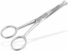 Nasenschere Nasen-Haarschere Bartschere Universal Herren Schere Abgerundet