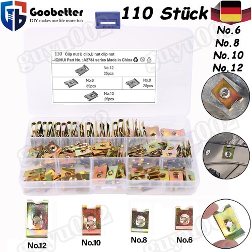 110tlg schnappmuttern - 110tlg,