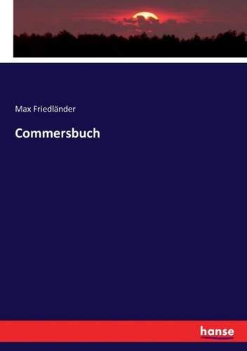 Friedlnder commersbuch new - -,