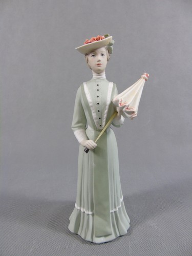 Porzellan figur frau mit - porzellan, "frau