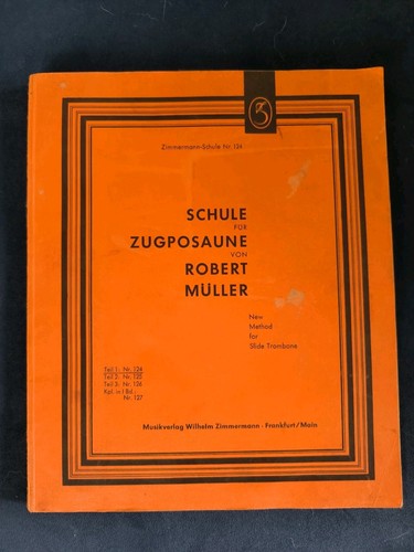 Schule für zugposaune teil - schule, 1