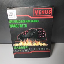UtechSmart Venus Gaming Maus 16400DPI High Precision Laser MMO Gamingmaus USB