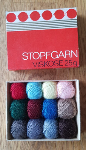 Kästchen ddr stopfgarn - stopfgarn, /