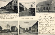 Ak Steuden Teutschenthal im
