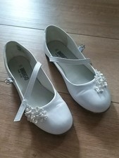 Lackschuhe Kommunion  35 Indigo weiß