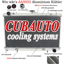 3 Reihe Aluminium Wasserkühler Für NISSAN SILVIA 240SX 180SX S13 SR20DET 88-94
