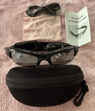 3 in 1 Digitale Fahrradbrille UV400 Radsport Sonnenbrille Herren HD Brille 