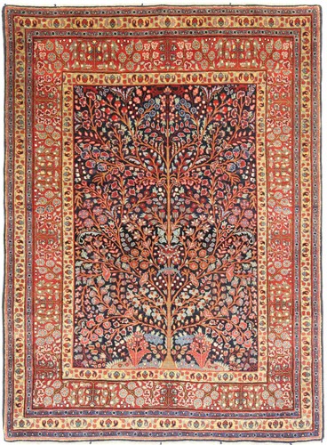 Antike tabriz teppich - antike,
