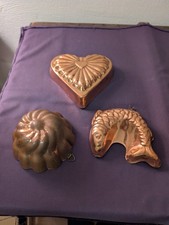 3 Stück alte Kupfer