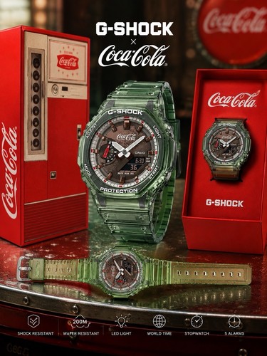 Casio shock coca cola - coca,