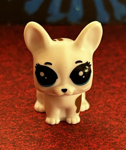 Figur hund weiß littlest - figur,,