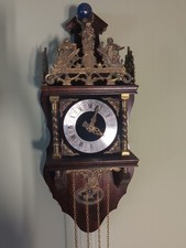 Vintage Zaanse Ornate Pendulum