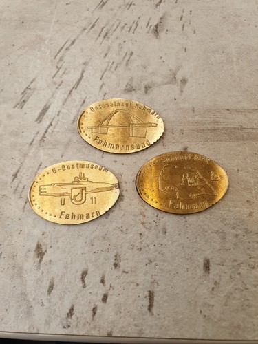 Motive elongated coin - elongated,