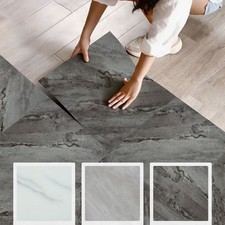 56PCS Vinyl PVC Laminatböden Selbstklebend Dielen Bodenbelag Boden Fliesen 5,2m²