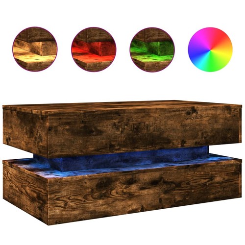 Couchtisch mit led leuchten - couchtisch,