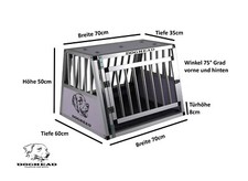 DOGHEAD Hundetransportbox Alu