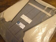 Sitzbezug Stoff Streifen grau