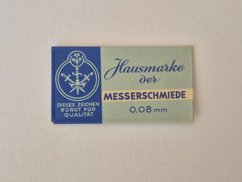 Alte rasierklinge hausmarke - alte,