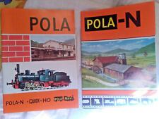 Modellbau-Eisenbahn: POLA-POLA -N - QUICK, HO -POLA MAXI-Kataloge60-er Jahre