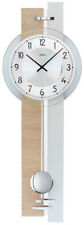 AMS 7441 Pendeluhr modern Aluminium-Zifferblatt Pendeluhren Sonoma Eiche