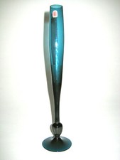 Vintage Stangenvase 60er Jahre Glas Alsterfors Schweden Scandinavien Design