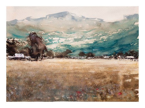 Original aquarell gemälde - original,