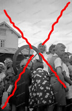 Negativ-Grimstad-Agder-Norwegen-214. Inf.Div.-Bevölkerung-Kinder-2.WK-47