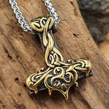 Thors Hammer Anhänger Silber