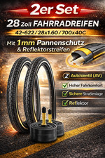 2x 28 Zoll Fahrradreifen