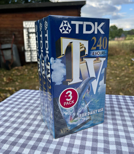 Tdk tv240 vhs - tv240, videokassetten