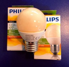 PHILIPS ENERGY Softone FLAME  Sparlampe in Tropfenform E27 5W
