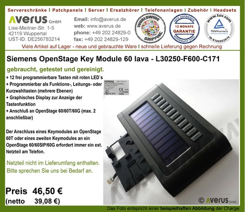 Unify siemens openstage - 60, key