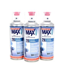 3 x 2K Klarlack Original SprayMax verschiedene glanzgrade Härter 400ml Spraydose