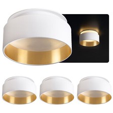 4 Stück Sudara Design LED Einbauspot weiß gold indirektes Licht Downlight