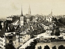 Schweiz bern c1900 foto stereo - schweiz,