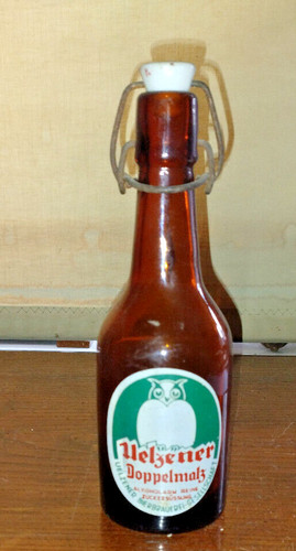 Bierflasche uelzener - bierflasche, "uelzener