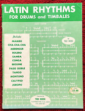 Latin Rhythms, for Drums and Timbales