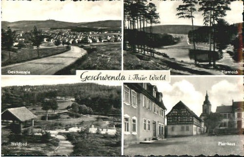 Geschwenda bad teich - o, 1958
