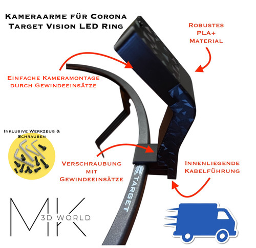Kameraarme für target - kameraarme, corona