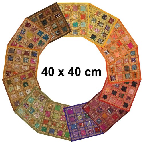 Kissenhülle patchwork indien - kissenhülle,