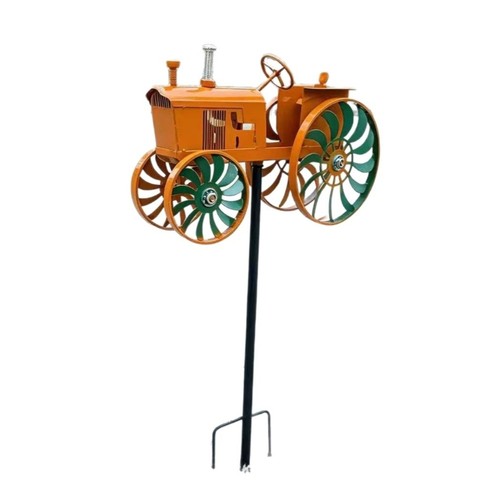 Handcrafted metal tractor - handcrafted,