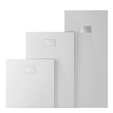 Antirutsch Duschwanne Duschtasse Acrylwanne Bad Superflach SMC Brausewanne weiß